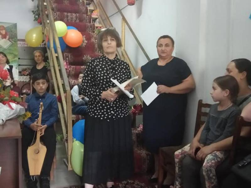 ერთი ლამაზი,სამახსოვრო დღე ცაგერის მთავარ ბიბლიოთეკაში.